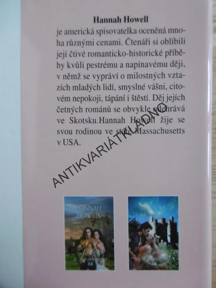 NEVĚSTA Z VYSOČINY, HANNAH HOWELL