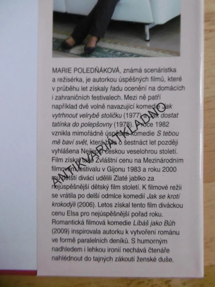 LÍBÁŠ JAKO BŮH, MARIE POLEDŇÁKOVÁ, FOTO FILM, **an