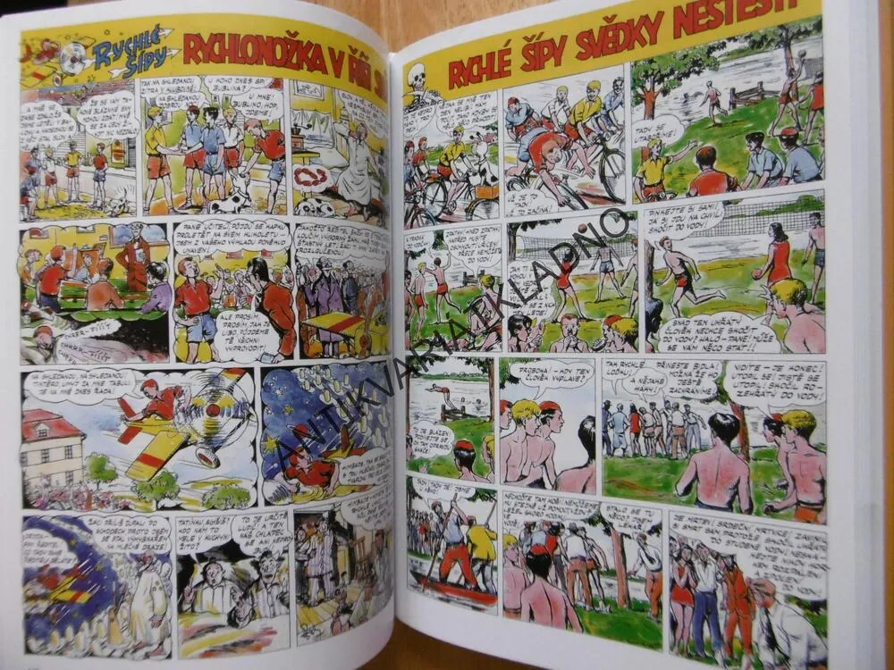 RYCHLÉ ŠÍPY, JAROSLAV FOGLAR, FISCHER, JUNEK, ČERMÁK, KOMIKS