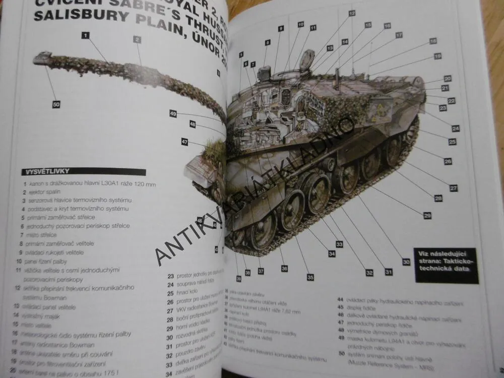 HLAVNÍ BOJOVÝ TANK CHALLENGER 2, 1987-2006, DUNSTAN