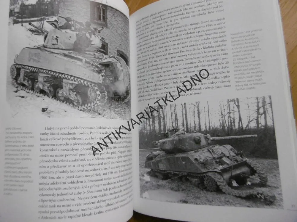 PANTHER VS SHERMAN, BITVA V ARDENÁCH 1944, ZALOGA