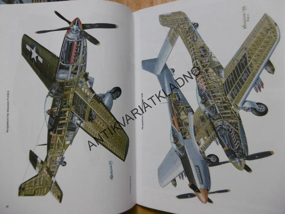 MONOGRAFIE 4., NORTH AMERICAN P-51 MUSTANG, P-82 TWIN MUSTANG