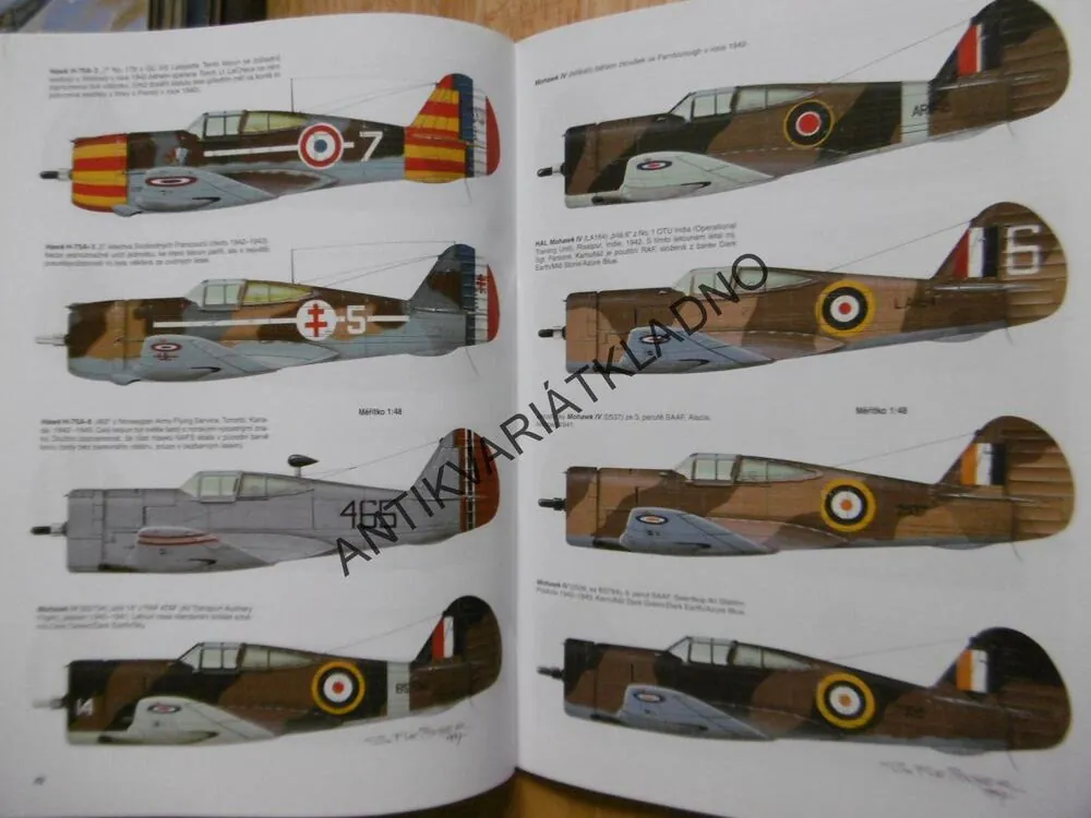 MONOGRAFIE 1., CURTISS P-36 HAWK