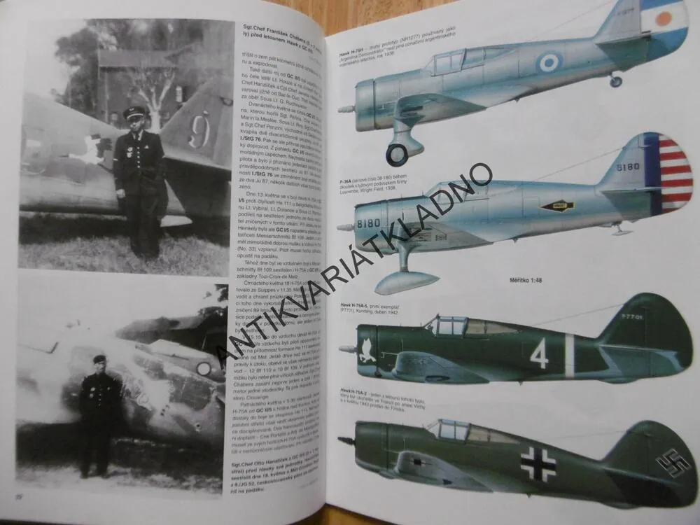 MONOGRAFIE 3., CURTISS P-36 HAWK