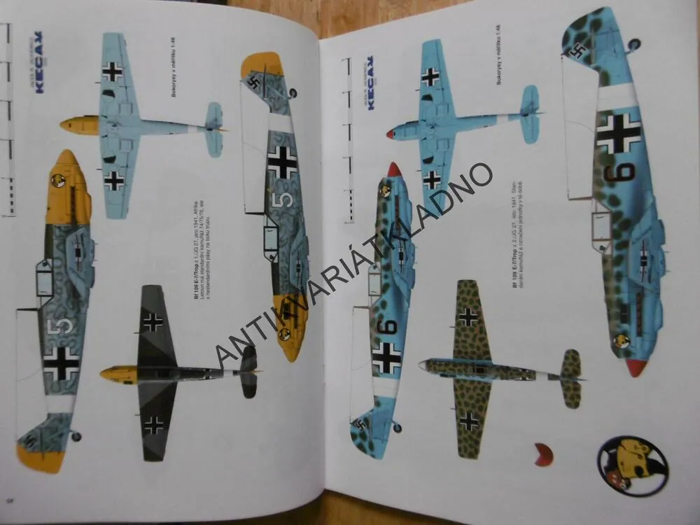 MONOGRAFIE 4., MESSERSCHMITT BF 109