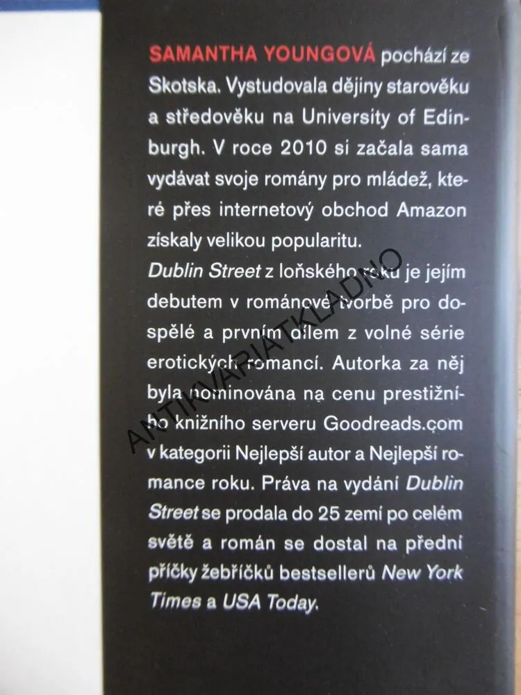 DUBLIN STREET, SAMANTHA YOUNGOVÁ, **an