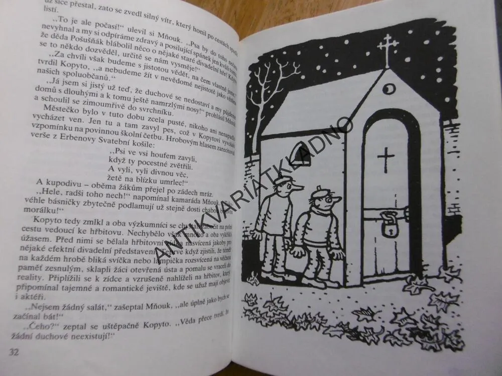 ŽÁCI KOPYTO A MŇOUK POSTRACH POSÁZAVÍ, ŠVANDRLÍK, NEPRAKTA, **an