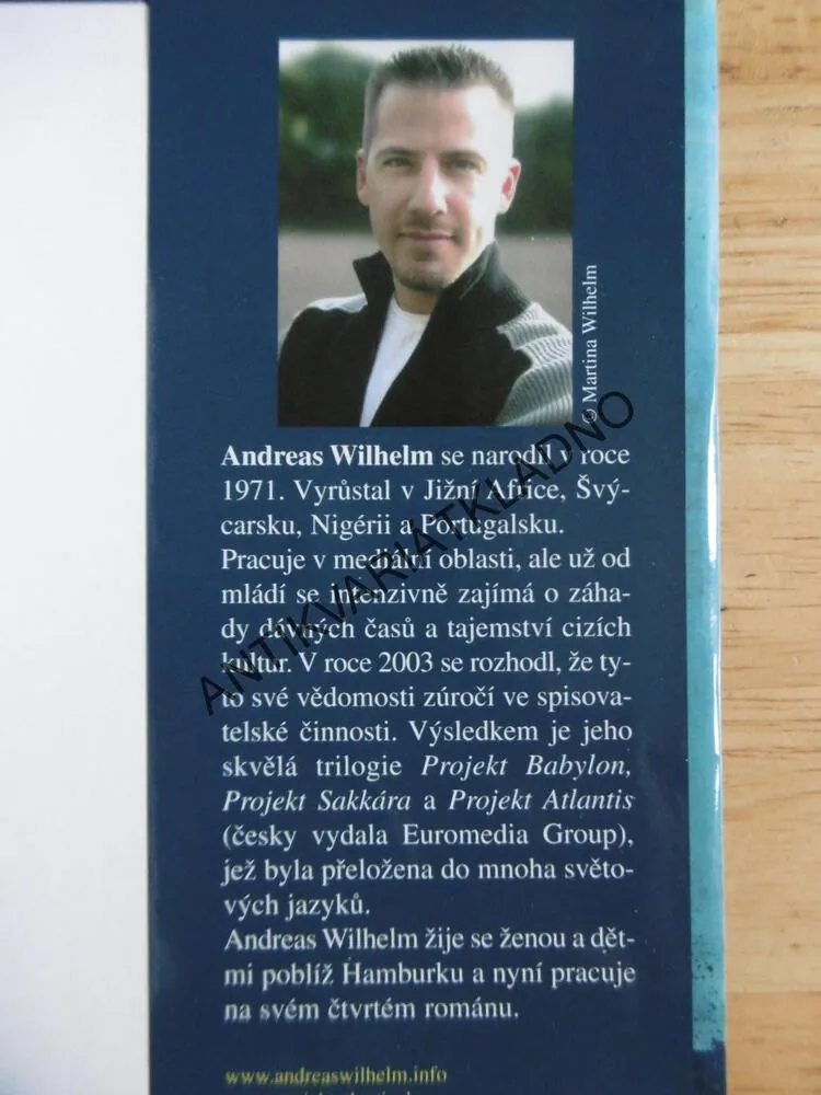 PROJEKT ATLANTIS, ANDREAS WILHELM, **an