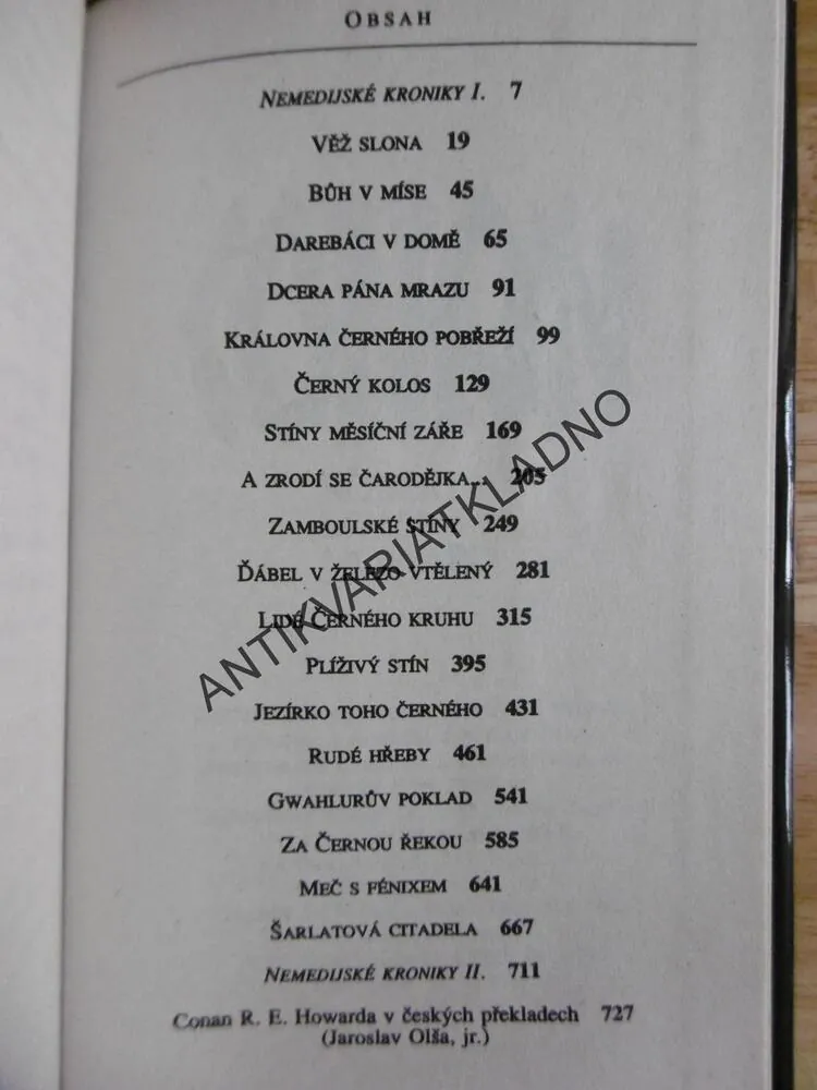 CONAN, ROBERT ERWIN HOWARD