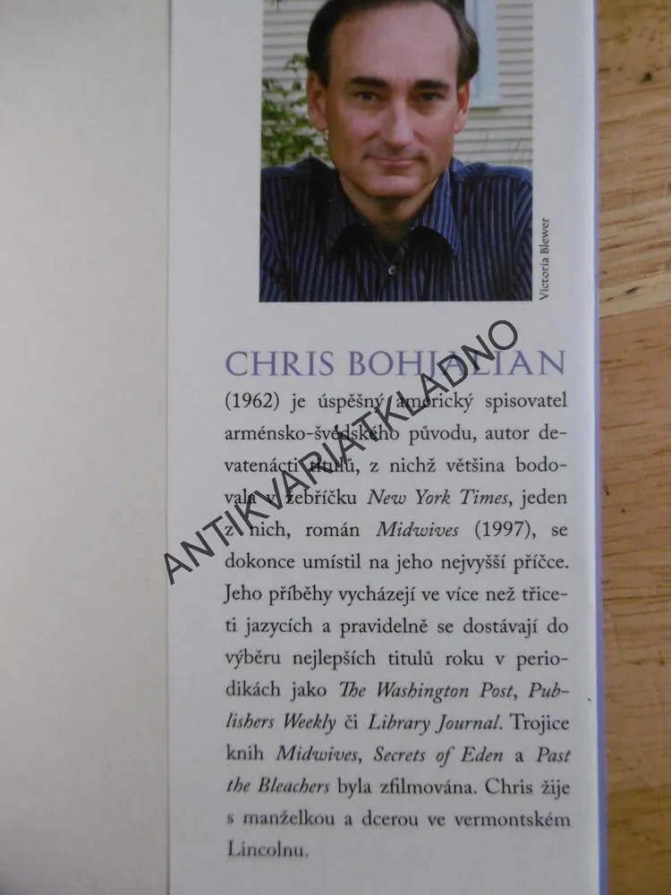 NÁMĚSÍČNÁ, CHRIS BOHJALIAN, **an