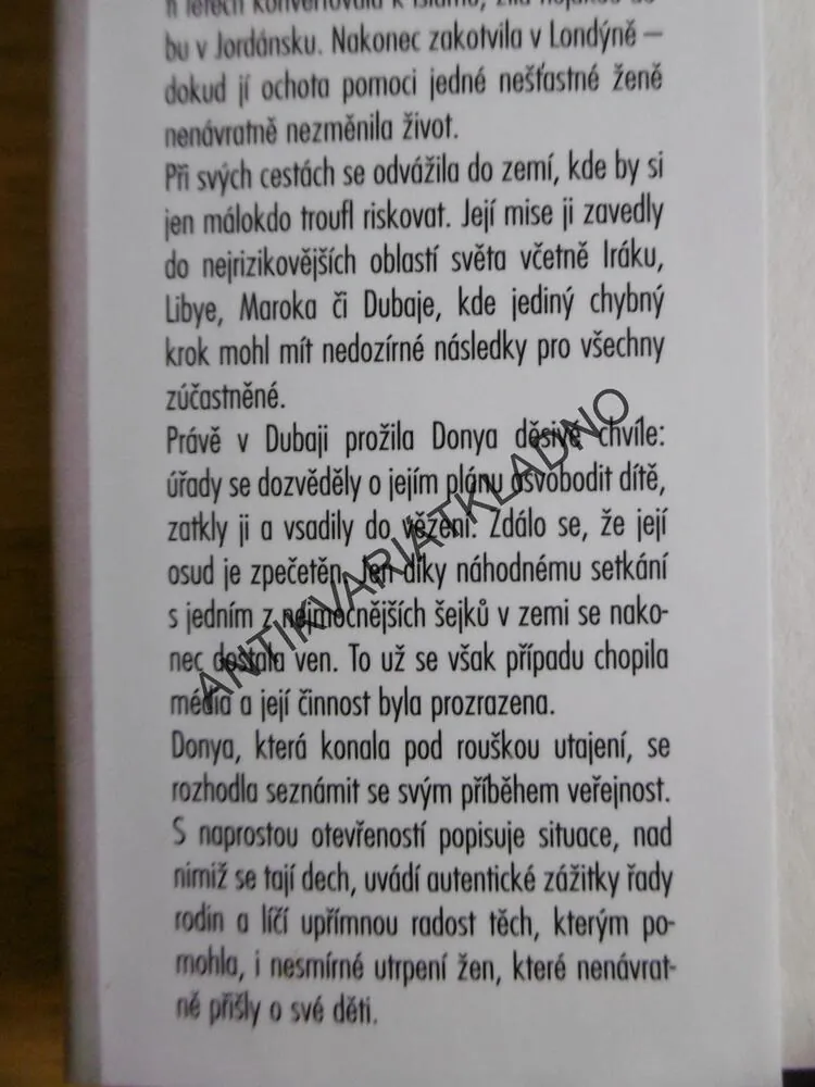 HRDINKA POUŠTĚ, DONYA AL-NAHI