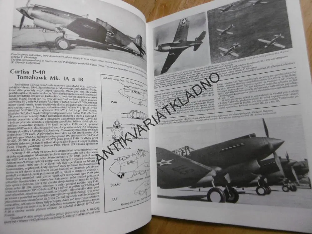 CURTISS P-40, LETADLO, MBI