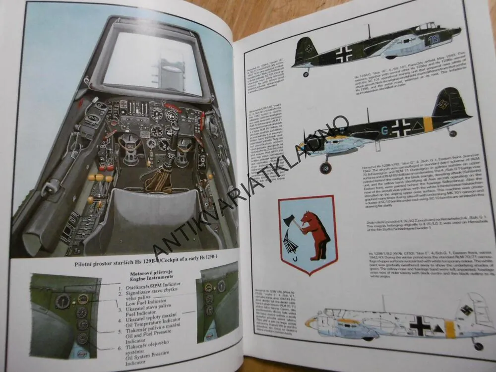 HENSCHEL HS 129, LETADLO, 