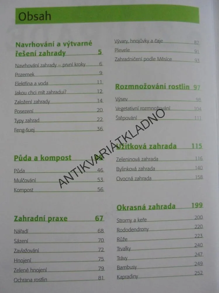 VŠE O ZAHRADĚ, VÁŠ ZELENÝ RÁDCE, **an