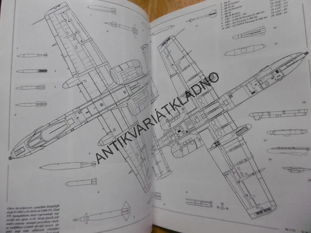 FAIRCHILD A-10, PROFILY 1.