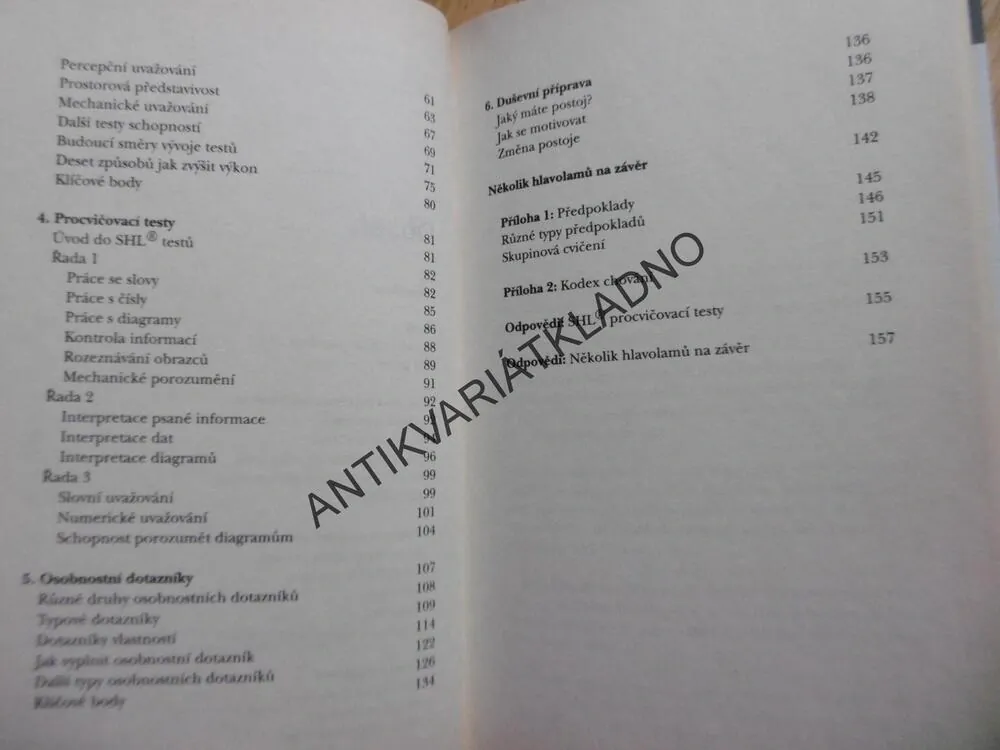 PSYCHOMETRICKÉ TESTY,TESTY, PARKINSON, **an