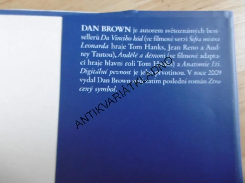 DIGITÁLNÍ PEVNOST, DAN BROWN, **an