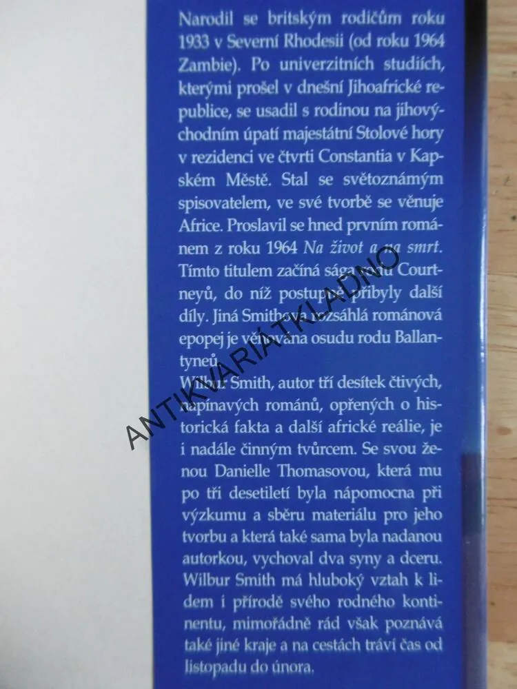 NÁŘEK VLKŮ, WILBUR SMITH