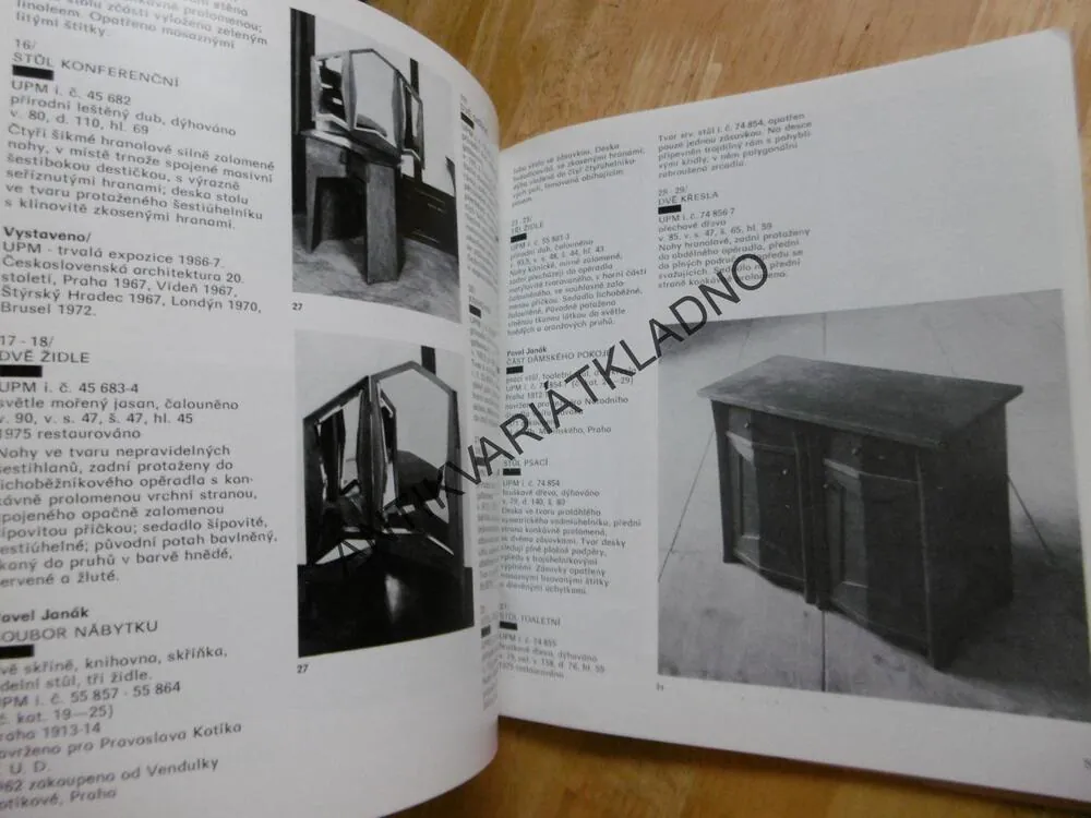 UPM ČESKÝ KUBISTICKÝ INTERIÉR, 1976
