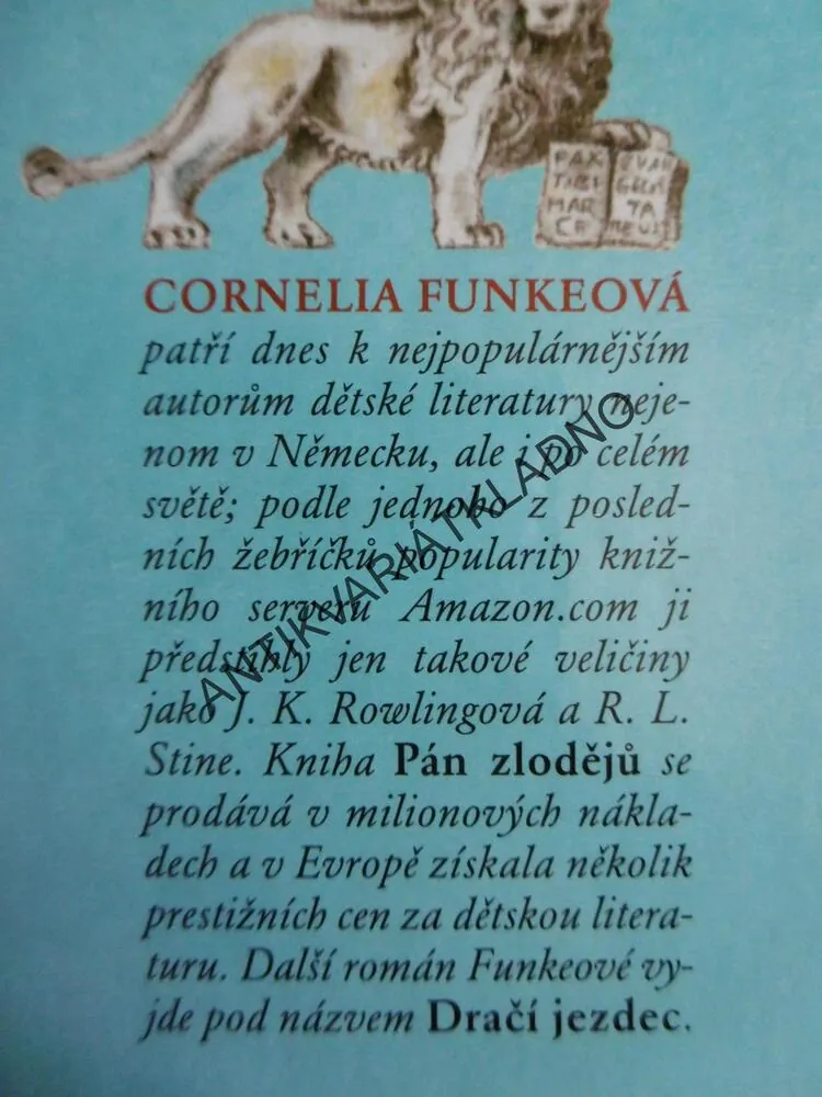 PÁN ZLODĚJŮ, CORNELIA FUNKEOVÁ, **an