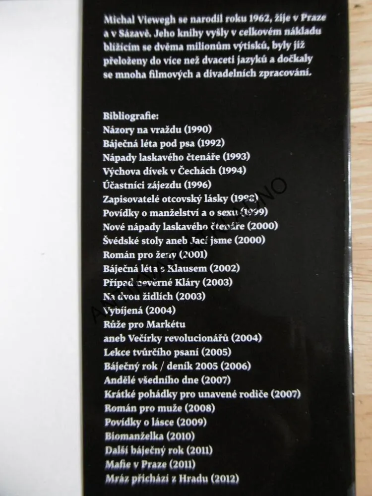 MŮJ ŽIVOT PO ŽIVOTĚ, MICHAL VIEWEGH, **an