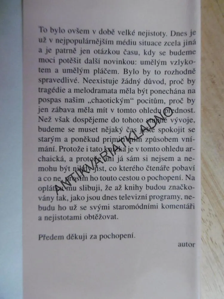 MUŽ POD VLASTNÍM DOHLEDEM, IVAN KRAUS, ADOLF BORN, **an