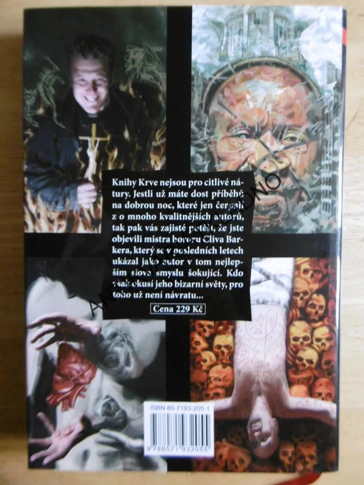 ČTVRTÁ KNIHA KRVE, CLIVE BARKER, **an