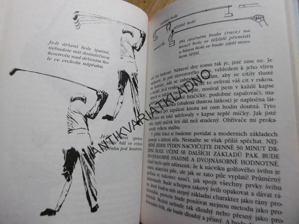 MODERNÍ ZÁKLADY GOLFU, 5 LEKCÍ, BEN HOGAN, GOLF, HRA, SPORT, GOLF