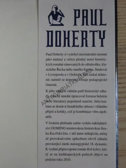 ČAS HYENY, PAUL DOHERTY, **an