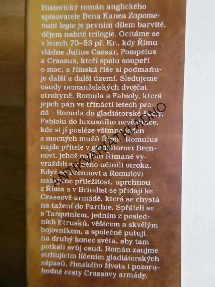 ZAPOMENUTÁ LEGIE 1-3, BEN KANE,