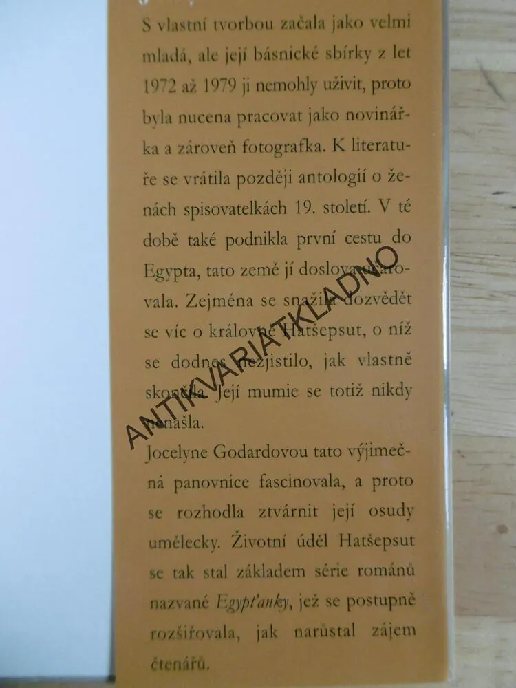 EGYPŤANKY, TAJEMSTVÍ PRINCEZEN, JOCELYNE GODARD