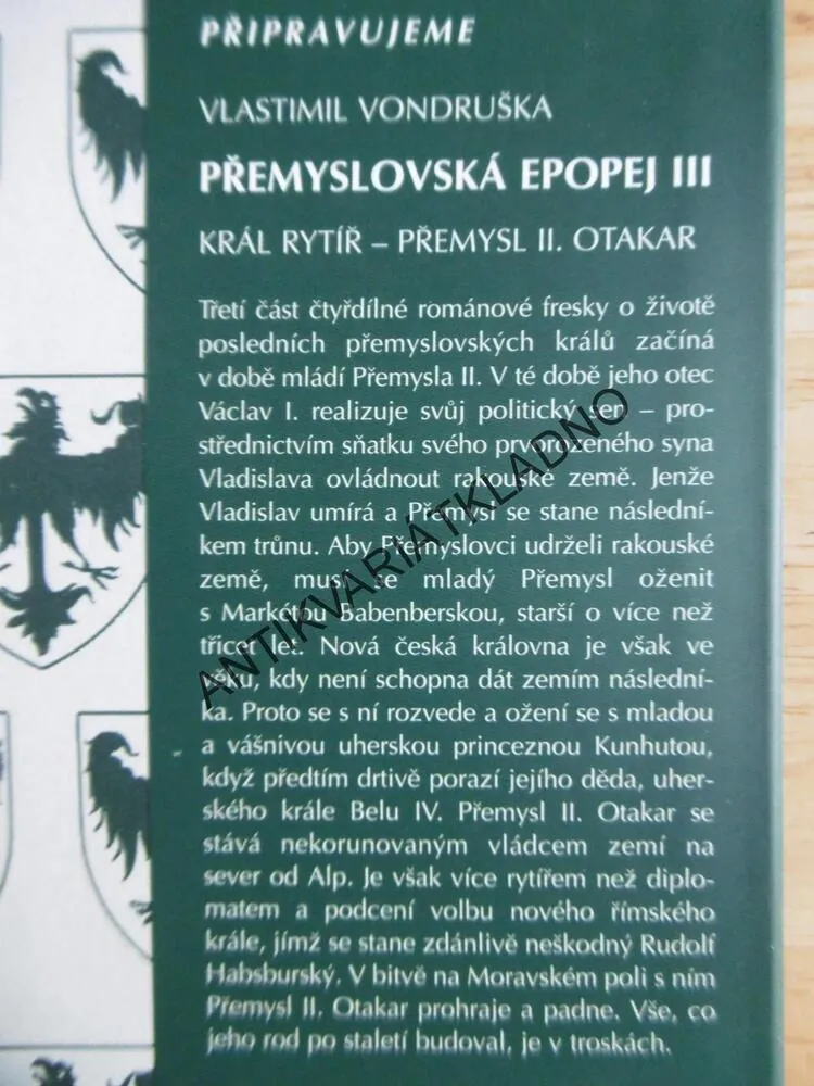 PŘEMYSLOVSKÁ EPOPEJ,2., VLASTIMIL VONDRUŠKA, **an