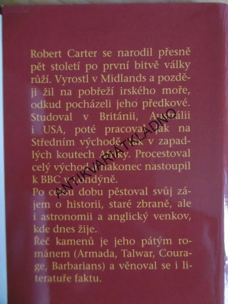 ŘEČ KAMENŮ, 1-3, ROBERT CARTER, **an