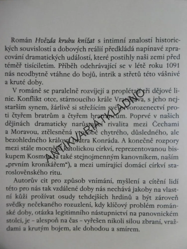 HVĚZDA KRUHU KNÍŽAT, VÁŠNĚ DOBY PŘEMYSLOVSKÉ, ALEŠ NOVOTNÝ, **an