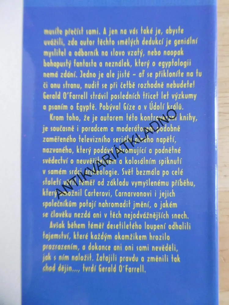 TUTANCHAMON, PODVOD NEBO SKUTEČNOST? GERALD O´FARRELL,