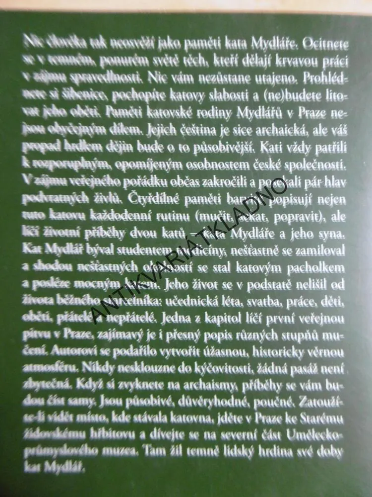 PAMĚTI KATOVSKÉ RODINY MYDLÁŘŮ, 1-3, JOSEF SVÁTEK