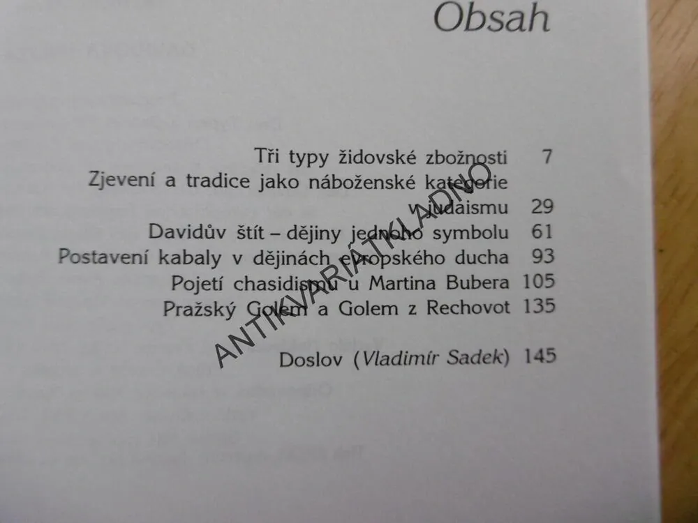 DAVIDOVA HVĚZDA, GERSHOM SCHOLEM, ŽIDÉ, ŽIDOVSKÁ TÉMATIKA, JUDAISTIKA