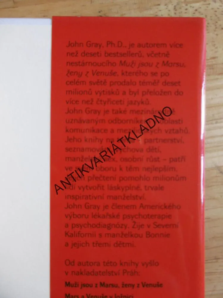 CO VÁM MATKA ŘÍCI NEMOHL A OTEC NEVĚDĚL, JOHN GRAY