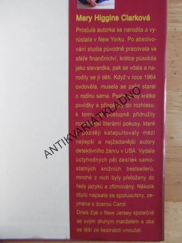 SYNDROM ANASTASIA, MARY HIGGINS CLARKOVÁ