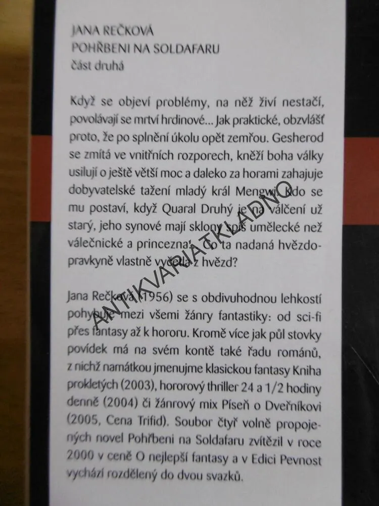 POHŘBENI NA SOLDAFARU, JANA REČKOVÁ, 1-2