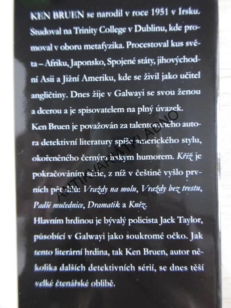 KŘÍŽ, KEN BRUEN, **an
