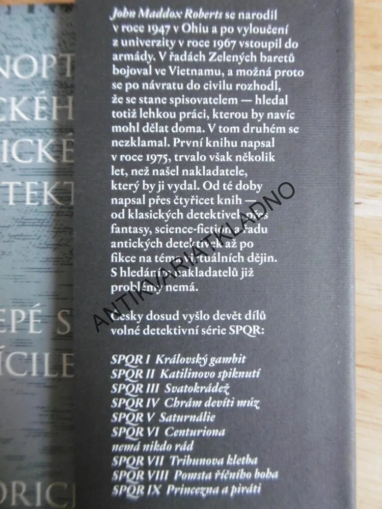 SPQR OTÁZKA PRÁVA, 10., JOHN MADDOX ROBERTS, **an