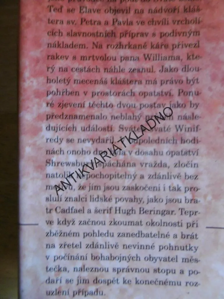 KACÍŘŮV UČEŇ, 16. PŘÍPAD BRATRA CADFAELA, ELLIS PETERSOVÁ, **an