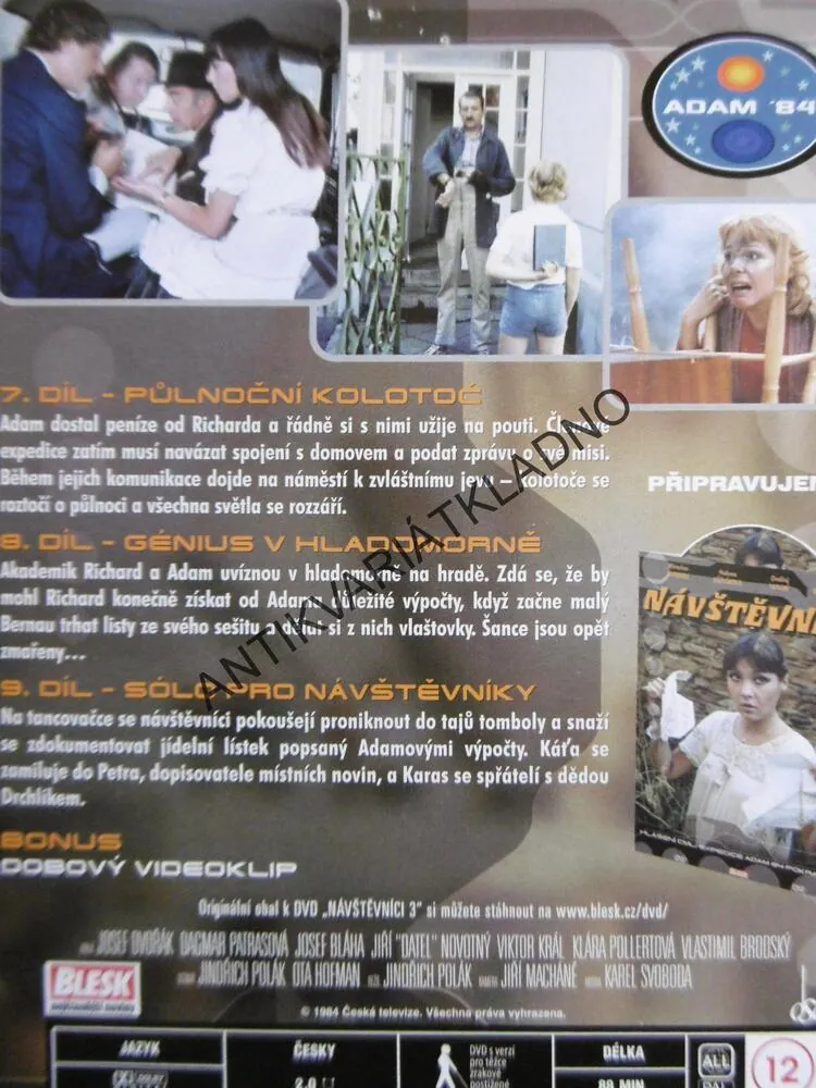 NÁVŠTĚVNÍCI, 1-5, DVD FILM SERIÁL