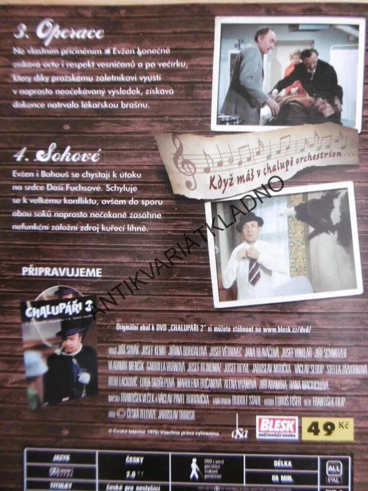 CHALUPÁŘI, 1-6, DVD FILM SERIÁL