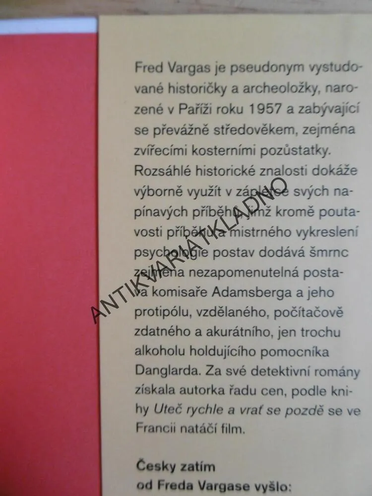 NEPTUNŮV TROJZUBEC, FRED VARGAS, 