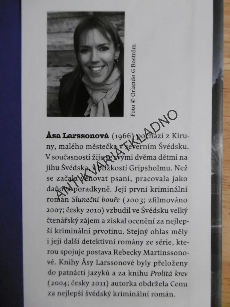 TEMNÁ STEZKA, ASA LARSSONOVÁ