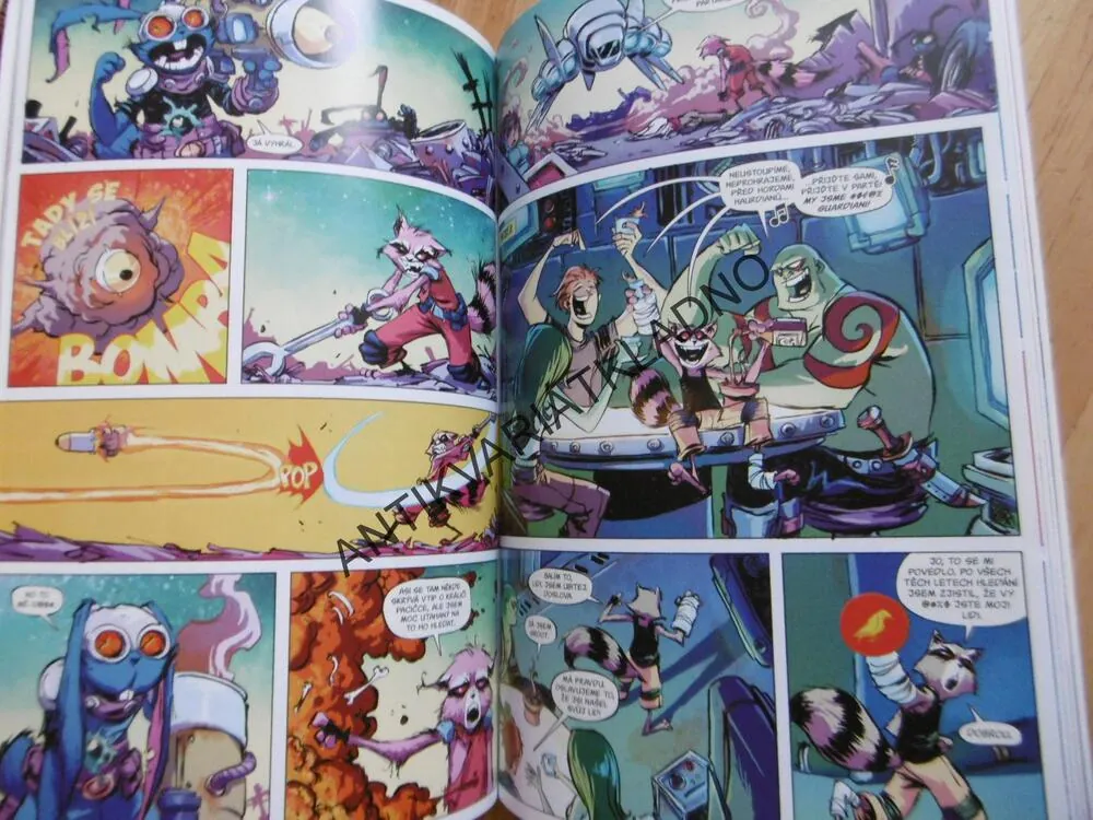 ROCKET, CHLUPATÝ A NEBEZPEČNÝ, KOMIKS, **an