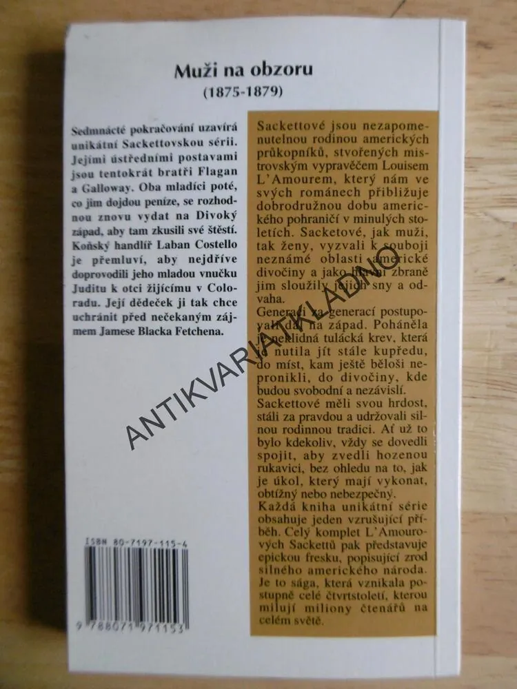 MUŽI NA OBZORU, LOUIS L´AMOUR