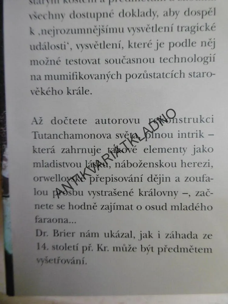VRAŽDA TUTANCHAMONA, BOB BRIER, **an